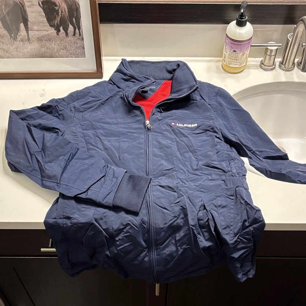 Tommy Hilfiger Dark Blue Zip-Up Jacket